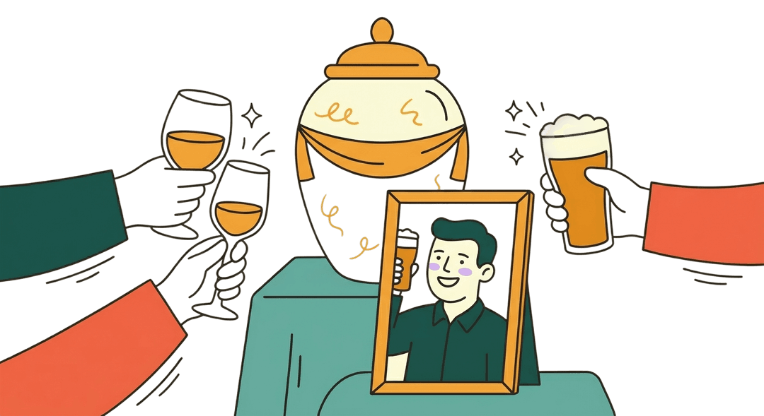 Reunión familiar para despedir a un ser querido