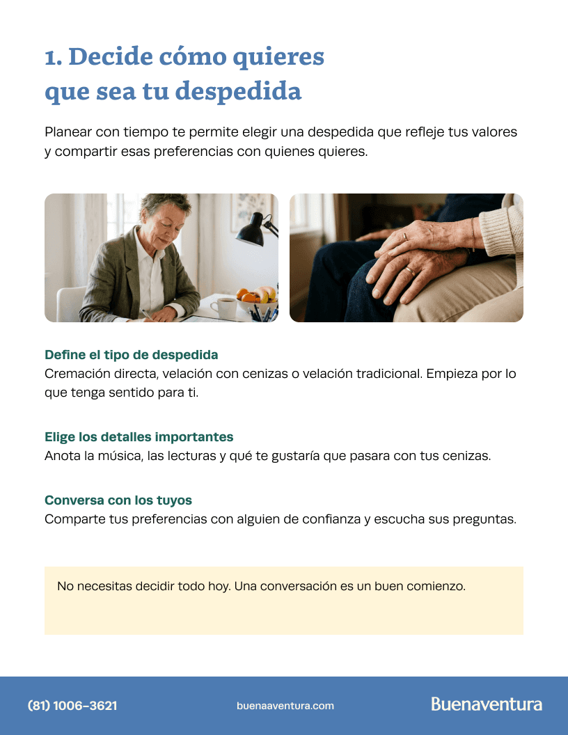 Página interior de la guía